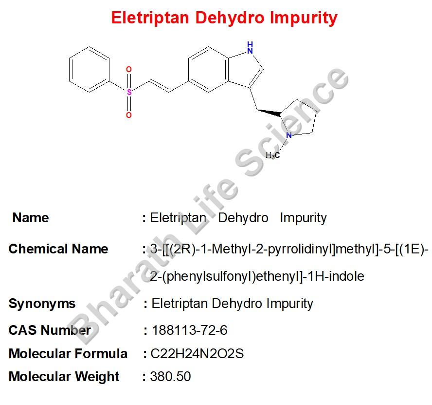 Eletriptan   Dehydro   Impurity 